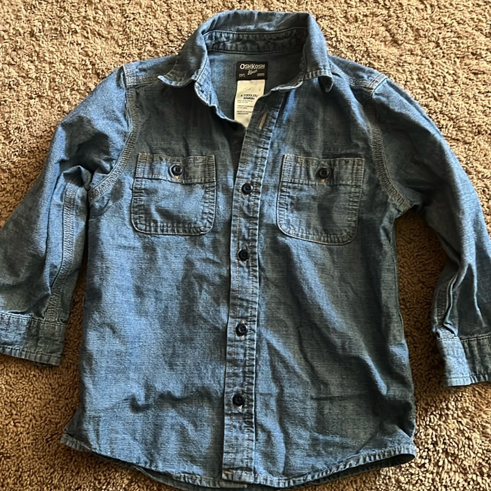 Blue Jean Shirt 4t